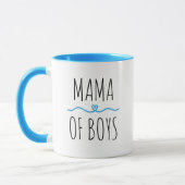 Mama van Jongens Aangepaste Namen - Hartelijk Cade Mok (Links)