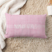 MAMA VAN MEISJES Roze Linnen Hart Zoete Decor Moed Kussen (Deken)