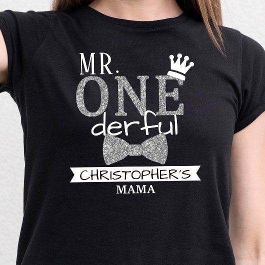 Mama van Mr ONEderful | Ouders 1e verjaardag T-shirt