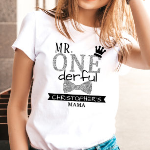 Mama van Mr ONEderful   Ouders 1e verjaardag T-shirt