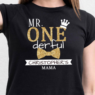 Mama van Mr ONEderful   Ouders 1e verjaardag T-shirt