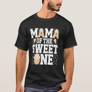 Mama van Sweet One Ijs Kegel Moeder Mam Mama Cadea T-shirt