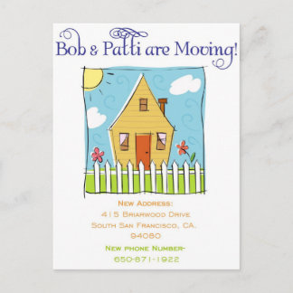 Mama verhuist Briefkaart