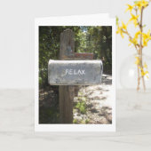 MAMA VERJAARDAG HUMOR - ONTSPANNEN-WEET JE NOG HOE KAART (Gele Bloem)