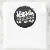 Mama Vibes Classic Round Sticker (Tas)