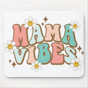 Mama Vibes met Daisies Muismat
