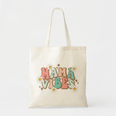 Mama Vibes met Daisies Tote Bag (Voorkant)