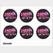 Mama Vibes Ronde Sticker (Vel)