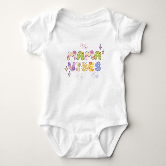 Mama vibes t-shirt (Voorkant)