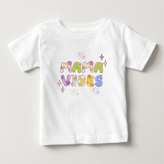 Mama vibes t-shirt (Voorkant)