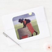Mama Vierkante Sticker (Envelop)