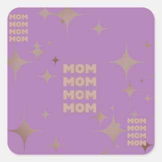 mama vierkante sticker