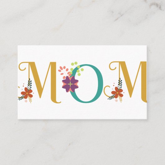 mama visitekaartje (Voorkant)