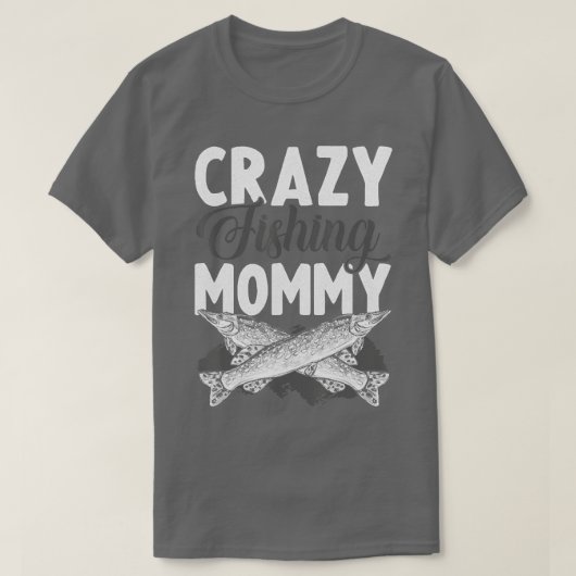 Mama Vist Buddy Funny Fly Fishing Mam Costume T-shirt (Design voorkant)