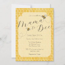 Mama voor Bij Honingbij Baby Shower