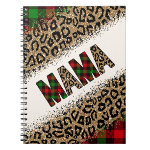 Mama Vrolijk Kerstfeest Gelukkig X-mas moeder mama Notitieboek