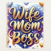 Mama Vrolijk Kerstfeest Gelukkig X-mas moeder mama Planner (Voorkant)