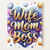 Mama Vrolijk Kerstfeest Gelukkig X-mas moeder mama Planner (Achterkant)