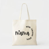 Mama, vrouw Moeder Vriendin, Moederdag, Cadeau voo Tote Bag (Voorkant)