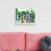 Mama waarschuwt me nooit over Tuba-spelers Canvas Afdruk (Insitu (Woonkamer))
