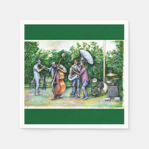 Mama waarschuwt me nooit voor Tuba-spelers Papiere Servet