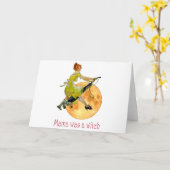 Mama was een heks kaart (Gele Bloem)