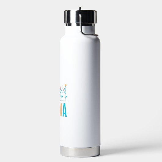 "MAMA", Waterfles met Pop Omhoog Stro (Links)