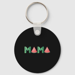 Mama Watermelon Funny Summer Fruit Gift - Great Mo Sleutelhanger