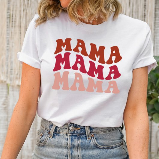 MAMA Wavy Font Groovy Shirt