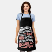 Mama, we hebben geprobeerd het beste cadeau voor j schort (Gedragen)