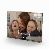 Mama, we houden van je moderne script fotoblokken (Rechts)