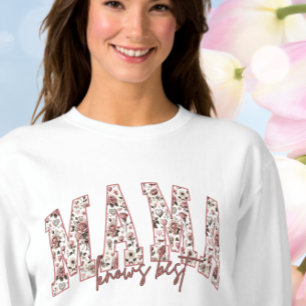 Mama weet het beste Varsity Style Moederdag Gift Trui