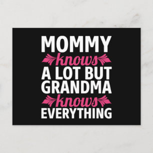 Mama weet veel, maar oma weet alles briefkaart
