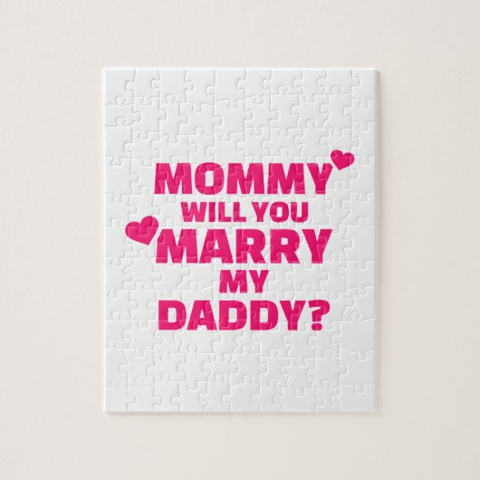 Mama wil je met m'n vader trouwen. legpuzzel (Verticaal)