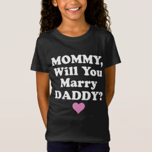 Mama wil je trouwen met papa Vaderdag Gift T-shirt