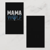 Mama Wolf Native American Art Moeder Visitekaartje (Voorkant / Achterkant)