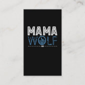 Mama Wolf Native American Art Moeder Visitekaartje (Voorkant)