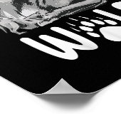 Mama Wolf wolves Wild Lover mama Vrouwen Poster (Hoek)