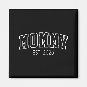 Mama wordt 2026 eerste keer mama baby aankondiging magneet