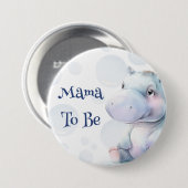Mama wordt Baby shower Ronde Button 7,6 Cm (Voorkant /achterkant)