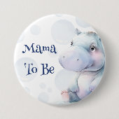 Mama wordt Baby shower Ronde Button 7,6 Cm (Voorkant)