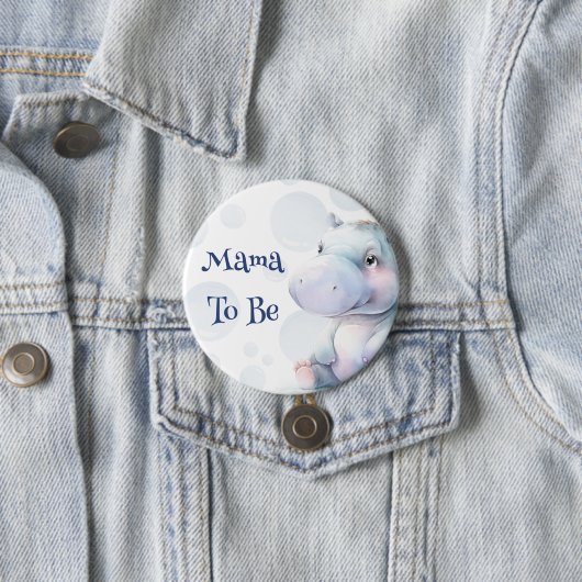 Mama wordt Baby shower Ronde Button 7,6 Cm (In situ)