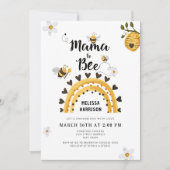 Mama wordt Bee Baby Shower Kaart (Voorkant)