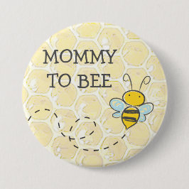 Mama wordt Bumblebee Baby shower Button