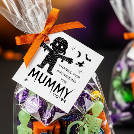 Mama wordt Halloween Baby shower Dank je wel Bedankjes Labels