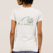 Mama wordt shirt, eucalyptus en ballonnen t-shirt (Achterkant)