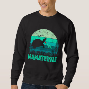 Mama Zee Turtle Moederdag Mamaturtle  Bir Trui