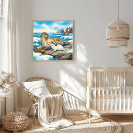 Mama Zeeroog en Puppenkraam Poster