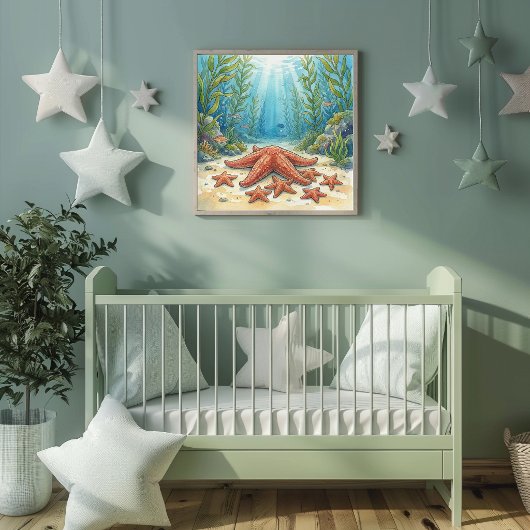 Mama Zeester en Baby's Peuterspeelzaal Poster