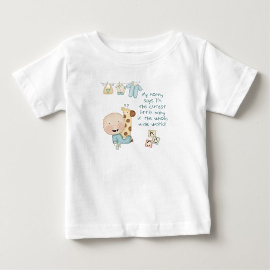 Mama zegt dat ik de schattigste baby in de hele we (Voorkant)